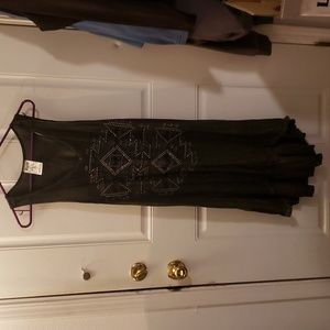 Vocal High Low Tank Dress w/Studs Sz M